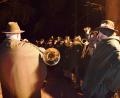 Bild: oe
Für Gänsehaut-Feeling sorgen die Jagdhornbläser bei der Viehberger Waldweihnacht.