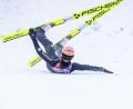 Bild: Urs Flueeler/KEYSTONE/dpa
Stürzte in Engelberg: Karl Geiger.