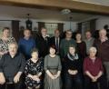 Bild: gmü
Sechs der neun Jubelpaare folgten der Einladung von Bürgermeister Gerhard List (Mitte) zu einer Feier ins Gasthaus Weißer Schwan in Kohlberg.
