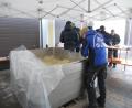 Bild: jba
Nach eineinhalb Stunden hatte der Burschenverein Flossenbürg 30 Zentner Sauerkraut verkauft.
