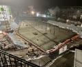 Bild: Heike Unger
Mittwoch, 19 Uhr: Der Betonboden ist drin – nun muss er noch geschliffen werden. Damit kann es auf der Baustelle an der Regensburger Straße nach einer kurzen Winterpause Anfang Januar gleich weitergehen.