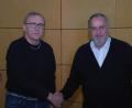 Bild: gsp
Bürgermeister Anton Peter (rechts) gratuliert Heinz Haubner (links) zur Wahl zum 2. Bürgermeisters.