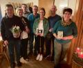 Bild:  Annegret Greber/exb
Nach der Preisverteilung bei der Schützengesellschaft Grenzland Pullenried (von links): Oliver Roth, Christa Roth, Johann Irlbacher, anfred Becher, Emma Zach, Markus Zach und Beate Becher.