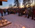 Bild: soj
Weihnachtliche Stimmung herrschte an der Kalvarienbergkapelle.