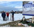 Bild: Sebastian Gmeiner/LUCE/exb
Heute noch digital, 2023 eventuell schon real: Durch das „VR-Scope“ konnten Interessierte das Areal begehen und sich einen Eindruck vom zukünftigen Gelände verschaffen.