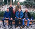Bild: Martin Hertel/exb
Personalratsvorsitzender Robert Sieber (stehend, von links) und Winfried Pfahler, Leiter des Forstbetriebs Fichtelberg, verabschiedeten die Forstwirte Helmar Peckmann (sitzend, von links), Peter Buchbinder, Rainer Traßl und Georg Scherm in den Ruhestand.