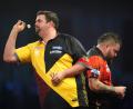 Bild: Zac Goodwin/PA Wire/dpa
Gabriel Clemens unterlag Michael Smith mit 2:6.