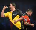 Bild: Zac Goodwin
Gabriel Clemens (links) scheiterte bei der Darts-WM erst im Halbfinale am starken Engländer Michael Smith.