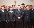 Bild: Braun/exb
Eine neu gewählte Führungsmannschaft steht an der Spitze der Feuerwehr Trausnitz. Die aktive Wehr wird vom ersten Kommandanten Thomas Zimmerer (vorne, Zweiter von links) und der Feuerwehrverein vom Vorsitzenden Markus Klar (vorne, Zweiter von rechts) geleitet. Zur Wahl gratulierten Bürgermeister Martin Schwandner (links) und Kreisbrandinspektor Helmut Schatz (rechts).
