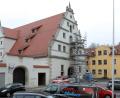 Bild: Wolfgang Steinbacher
Das Stadtarchiv in Amberg ist derzeit eingerüstet.
