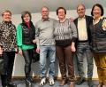 Bild: Bridgeclub Fichtelgebirge/exb
Siegerehrung nach dem Dreikönigsturnier: Im Bild von links Inge Schneider, Ernestine Dietl-Nielsen, Dieter Schweickert, Anneliese Daig, Karl Thumser, Hui Voit-Wang.
