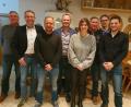 Bild: Mathias Demel
Gewählte und Gäste: (von links) Kassier Klaus Püschl, Kreisvorsitzender Hans-Martin Grötsch, Landtagskandidat Bernhard Heinisch, Vorsitzender Mathias Demel, seine Stellvertreterin Christina Püschl, Beisitzer Johann Plößl, Schriftführer Reiner Wiedenbauer und Beisitzer Matthias Willax.