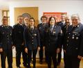Bild: jma
Die neue Führungsspitze bei der Feuerwehr Auerbach: um Isabelle Stefandl (Mitte) und Natalie Rauch (rechts daneben).