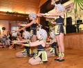 Bild: hcz
Die Garde des SV Reuth begeistert mit akrobatischen Einlagen.