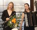 Bild: WKK-Waldsassen, J. Röttges/exb
Das "Duo Amabile" mit Paula Breland (Klarinette) und Anna-Katharina Schau (Akkordeon) gestaltete den Auftakt der Konzertreihe 2023 des Waldsassener Kammermusikkreises (WKK).