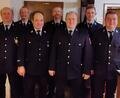 Bild: rpp
Die Feuerwehr Unterbruck ehrte langjährige Mitglieder: (von links) Kommandant Martin Stangl, Manfred Groß, Gerhard Veigl, Thomas Deubzer, Zweiter Vorsitzender Marco Philipp, Fabian Scharf und Vorsitzender Klaus Biersack.