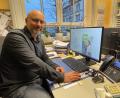 Bild: Matthias Bäumler/fph
Thomas Zeitler alias Werner an seinem Arbeitsplatz im Arzberger Rathaus.