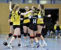 Archivbild: Hubert Ziegler
Jubel bei den Volleyballerinnen des SV Hahnbach. Mit einem 3:2-Sieg in Fürth verbesserten sie sich in der Tabelle auf Platz fünf.