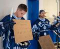 Bild: Christian Kaminsky
Die Spieler der Blue Devils beim Fotoshooting. Von links: Philipp Siller, Kurt Davis, Nardo Nagtzaam.