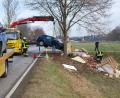 Bild: FF Thalmassing
Die Kapelle ist bei dem Unfall komplett zerstört worden.