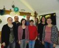 Bild: Akkordeonorchester Waldsassen/exb
Das Führungsteam des 1. Akkordeonorchesters Waldsassen mit (von links) Ina Saloga, Stefan Frank, Bianca Bindl, Oskar Bindl, Andrea Reinkraut, Melanie Hencke, Jessica Troppmann und Katharina Mois.