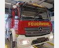 Bild: pi
Das neue LF 10 der Feuerwehr Neudorf steht schon bereit.