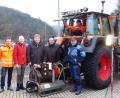 Bild: jp
Von links Wassermeister Elmar Halk, 3. Bürgermeisterin Monika Breunig, Bürgermeister Stefan Braun, 2. Bürgermeister Andreas Otterbein, Traktorfahrer Tobias Lang und Klärwärter Vitus Lehmeier.