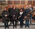 Bild: bö
Wie geht ein Gottesdienst? Bei einem Workshop des Nordbayerischen Musikbundes wurde das Zusammenwirken von Gottesdienst und Musik erläutert. Hinten links Dr. Christian Bäuml, hinten in der. Mitte Pfarrer Werner Sulzer.