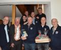 Bild: hcz
Die Gewinner mit Schießwart Bernhard Kellner (rechts).