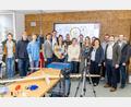 Bild: Tobias Neubert/exb
Eine festliche Angelegenheit ist die Eröffnung des Digi-Labs an der Lobkowitz-Realschule in Neustadt.
