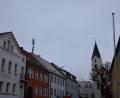 Bild: fla
Der Antennenträger der Mobilfunkanlage auf dem Anwesen Marktplatz 10 soll um knapp zwei Meter erhöht werden.