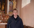 Bild: wku
Mit Führungen in der Corpus-Christi-Kirche in Eschenfelden hat der junge Florian Rieger aufhorchen lassen und sich als Heimatpfleger für die Gemeinde Hirschbach empfohlen.