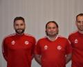 Bild: Christine Dehling/exb
Christian Ringler, Stephan Hensel und Manuel George (von links) haben auch in der kommenden Saison das Sagen an der Seitenlinie