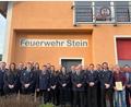 Bild: Renate Kiener/exb
Die Feuerwehr Stein hat bei ihrer Jahreshauptversammlung eine neue Vorstandschaft gewählt.