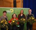 Bild: Madeleine Schneider/exb
Die Bezirks-Spitzenkandidaten (von links): Gabriele Bayer, Wiebke Richter, Ulrike Pelikan-Roßmann und Elli Wolf aus Sulzbach-Rosenberg)