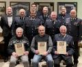 Bild: jma
Albert Neumann, Franz Merkl, und Alfons Wöhrl sind neue Ehrenmitglieder der Feuerwehr Friedersreuth.