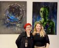 Bild: ads
Annette Gut (links) hat ihrer Tochter Johanna Lehmeier das künstlerische Talent vererbt.