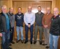 Bild: sh
Wanderwegmarkierer und Wanderwart der Ehenbachtaler Trachtler, Heinz Gebhardt, 1. Trachtlervorstand Erwin Meier, Manuel Pürner, Sascha Fritzsche, Mathias Grosser, Dietmar Krisch und Gerhard Häckl (von links).