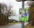 Bild: jut
Arbeiten ohne Limit? Der Werbeslogan auf einem Plakat von Glasfaser Direkt in Schnaittenbach könnte in einigen Oberpfälzer Gemeinden aktuell wie Hohn klingen. Weil das Unternehmen insolvent ist, kommt es derzeit zu Verzögerungen beim Glasfaserausbau.