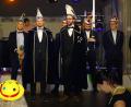 Archivbild: ll
Bei der Inthronisation: Vom 4. Februar bis zum 11. November 2023 sind Felix Ruhsam und Johannes Regn (vorne, von links) das Michelfelder Faschingsprinzenpaar.