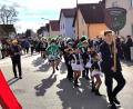 Bild: Hirsch
Ein "Lindwurm light" bewegte sich am Faschingsdienstag durch die Straßen des Lindenviertels.
