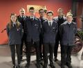Bild: Johannes Werner/exb
Die Jugendfeuerwehr Tirschenreuth hat neu gewählt. Im Bild: (von links) Emma Peter (Kassenprüferin), Markus Mayer (Feuerwehr-Vorsitzender), Maximilian Sladky (Jugendsprecher), Sebastian Wiedemann (Jugendwart), Simon Haulena (stellvertretender Jugendsprecher), Thomas Sladky (Zweiter Kommandant), Michael Gleißner (Kassenprüfer).