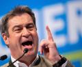 Bild: Peter Kneffel/dpa
„Wir machen kein Schwarz-Grün in Bayern“: Markus Söder.