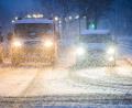 Symbolbild: Monika Skolimowska/dpa
Schnee und glatte Straßen führten am Samstag zu einigen Unfällen.