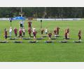 Bild: wku
Die Steppmäuse bei ihrem Auftritt am Königsteiner Sportplatz.