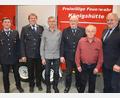 Bild: jr
Jahrzehntelang treue Mitglieder zeichnete die Feuerwehr Königshütte am Samstagabend aus. Im Bild (von links) Vorsitzender Christian Weiß, Kommandant Martin Teubner, Josef Schuller, Josef Staufer, Richard Wölfl und Bürgermeister Johann Burger.