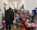 Bild: gz
Generationenübergreifendes Interesse fand die Spielzeugabteilung.