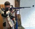 Bild: Beer
Florian Beer beim Training: Der Junior-Sportschütze aus Mähring nimmt Anfang März an der Druckluft-Europameisterschaft in Estland teil.