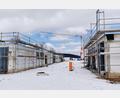 Bild: Portner
Die Bungalows der Sozialtherapeutischen Einrichtung Lindau (STE) stehen im Rohbau. Über den Winter läuft nun der Innenausbau.
