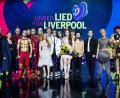 Bild: Rolf Vennenbernd/dpa
Teilnehmende stehen bei den Proben zu Eurovision Song Contest 2023 „Unser Lied für Liverpool“ auf der Bühne.